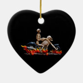 Skeleton Rider Keramik Ornament (Hinten)