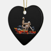 Skeleton Rider Keramik Ornament (Links)