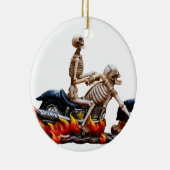 Skeleton Rider Keramik Ornament (Rechts)