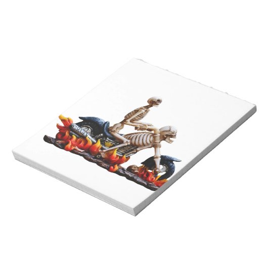 Skeleton Rider Notizblock (Rotiert)