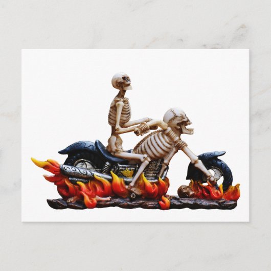 Skeleton Rider Postkarte (Vorderseite)