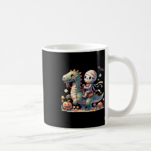Skeleton Riding Dragon Halloween Pumpkin Thema Kin Kaffeetasse