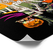 Skeleton Riding Mummy Dinosaurier Poster (Ecke)