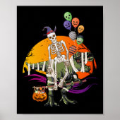 Skeleton Riding Mummy Dinosaurier Poster (Vorne)