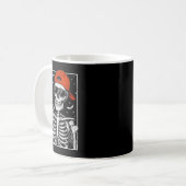 Skeleton Rock Hand Halloween Kostüm Cool Rock Muse Kaffeetasse (Vorderseite Links)