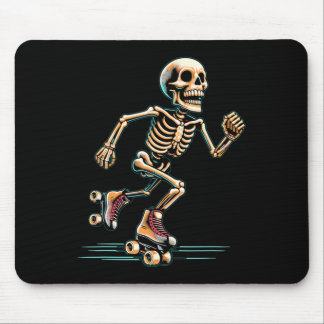 Skeleton Roller Skaten Skater Halloween Mousepad