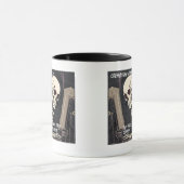 Skeleton & Rose Schriftsteller-Tasse Tasse (Zentrum)
