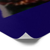 Skeleton Santa Christmas Group Photo – Festive 3D Poster (Ecke)