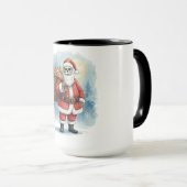 Skeleton Santa Claus Tasse (VorderseiteRechts)