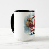 Skeleton Santa Claus Tasse (Vorderseite Links)