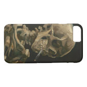 Skeleton Schädel mit brennender Zigarette durch Case-Mate iPhone Hülle (Rückseite (Horizontal))