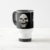 Skeleton Schädel Reisebecher (Vorderseite Links)