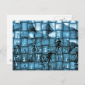 Skeleton Schess Postkarte (Vorne/Hinten)