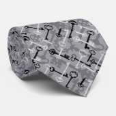 Skeleton Schlüssel-Krawatte Krawatte (Gerollt)