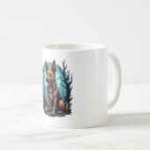 Skeleton Shepherd Dog Kaffeetasse (VorderseiteRechts)