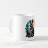 Skeleton Shepherd Dog Kaffeetasse (Vorderseite Links)