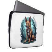 Skeleton Shepherd Dog Laptopschutzhülle (Vorne Rechts)