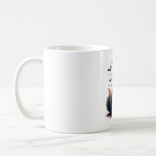 Skeleton Shiba Scream Kaffeetasse (Links)
