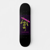 SKELETON SKATEBOARDING 'KNOCHEN ZU WILD' SKATEBOARD (Vorne)