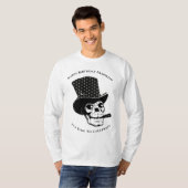 Skeleton Skeleton Happy Birthday Fun Personalize T-Shirt (Vorne ganz)