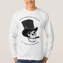 Skeleton Skeleton Happy Birthday Fun Personalize