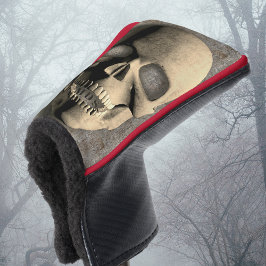 Skeleton Skull Golf Head Putter Cover Headcover