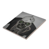 Skeleton Skull Halloween Fliese (Seite)