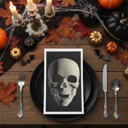 Skeleton Skull Halloween-Party Spooky Napkins Serviette