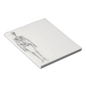 Skeleton Skull Notizblock (angewinkelt)