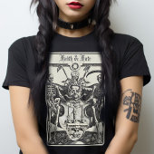 Skeleton Skulls Macabre Viktorianisch Gothic T-Shirt