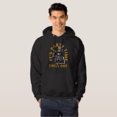 Skeleton Smoking & Drinking Beer It's Party Time C Hoodie (Vorne ganz)