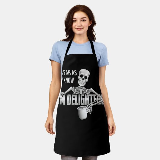 Skeleton, so weit ich weiß, bin ich wunderbar Sarc Schürze (Getragen)