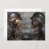 Skeleton Soldiers Postkarte (Vorne/Hinten)