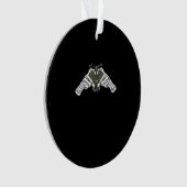 Skeleton Spider Heart Ornament (Vorderseite)