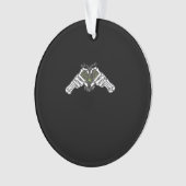 Skeleton Spider Heart Ornament (Vorderseite)
