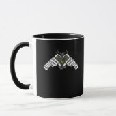 Skeleton Spider Heart Tasse (Links)