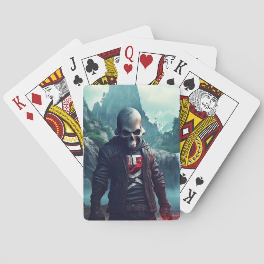 Skeleton-Spielkarten Spielkarten (Rückseite)