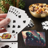 Skeleton-Spielkarten Spielkarten (In Situ)