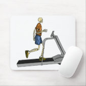 Skeleton Sport-Fitness Mousepad (Mit Mouse)