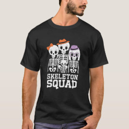Skeleton Squad Halloween Familie passt zusammen T-Shirt