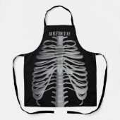 Skeleton Staff Custom Halloween Schürze (Vorderseite)