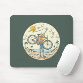 Skeleton Summer Bike Mousepad (Mit Mouse)