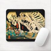 Skeleton Summont by Hexe Kuniyoshi Kunstvoll wande Mousepad (Mit Mouse)
