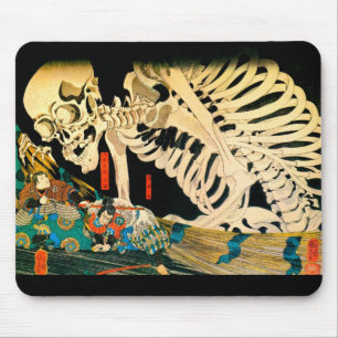 Skeleton Summont by Hexe Kuniyoshi Kunstvoll wande Mousepad