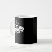Skeleton Surf T - Shirt Kaffeetasse (Vorderseite Links)