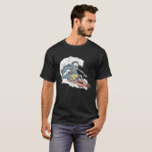 Skeleton Surfer T-Shirt (Vorne ganz)
