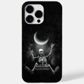 Skeleton Swinging Moon Case-Mate iPhone Hülle (Rückseite)