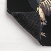 Skeleton T Rex Dinosaur Fun Halloween Pumpkin Boys Mousepad (Ecke)
