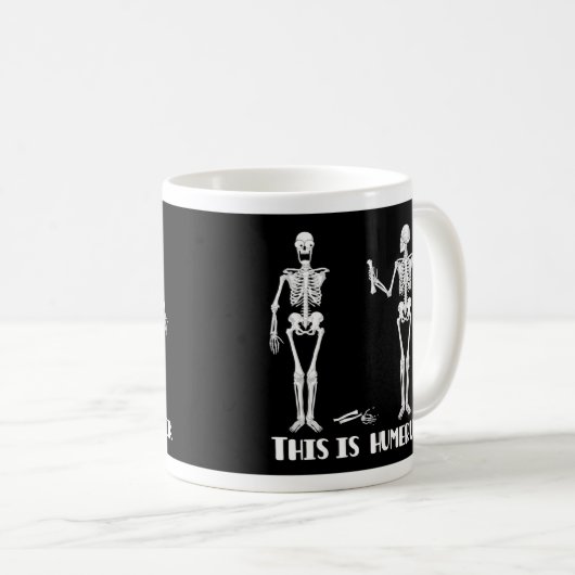 Skeleton Tasse - verrückte Skelette - humorvoll u. (VorderseiteRechts)