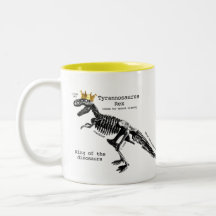 Skeleton Tassenkönig T Rex der Dinosaurier